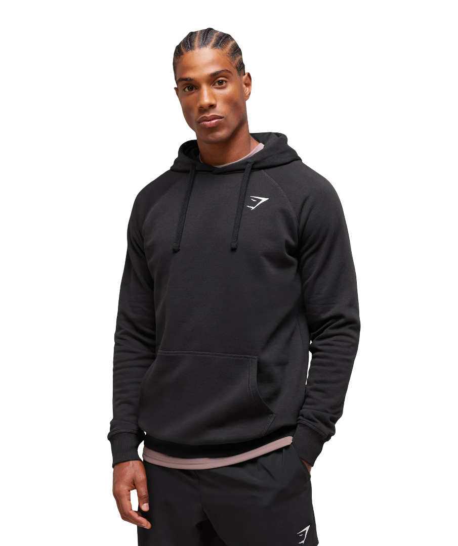 Gymshark Crest Hoodie Black