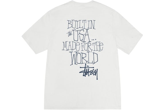 Stussy Built In Usa Pigment Dyed Tee Natural