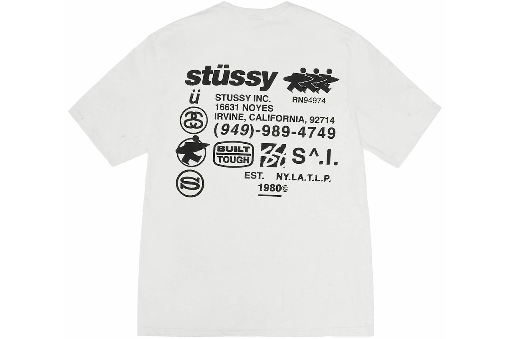 Stussy Dna Pigment Dyed Tee Natural
